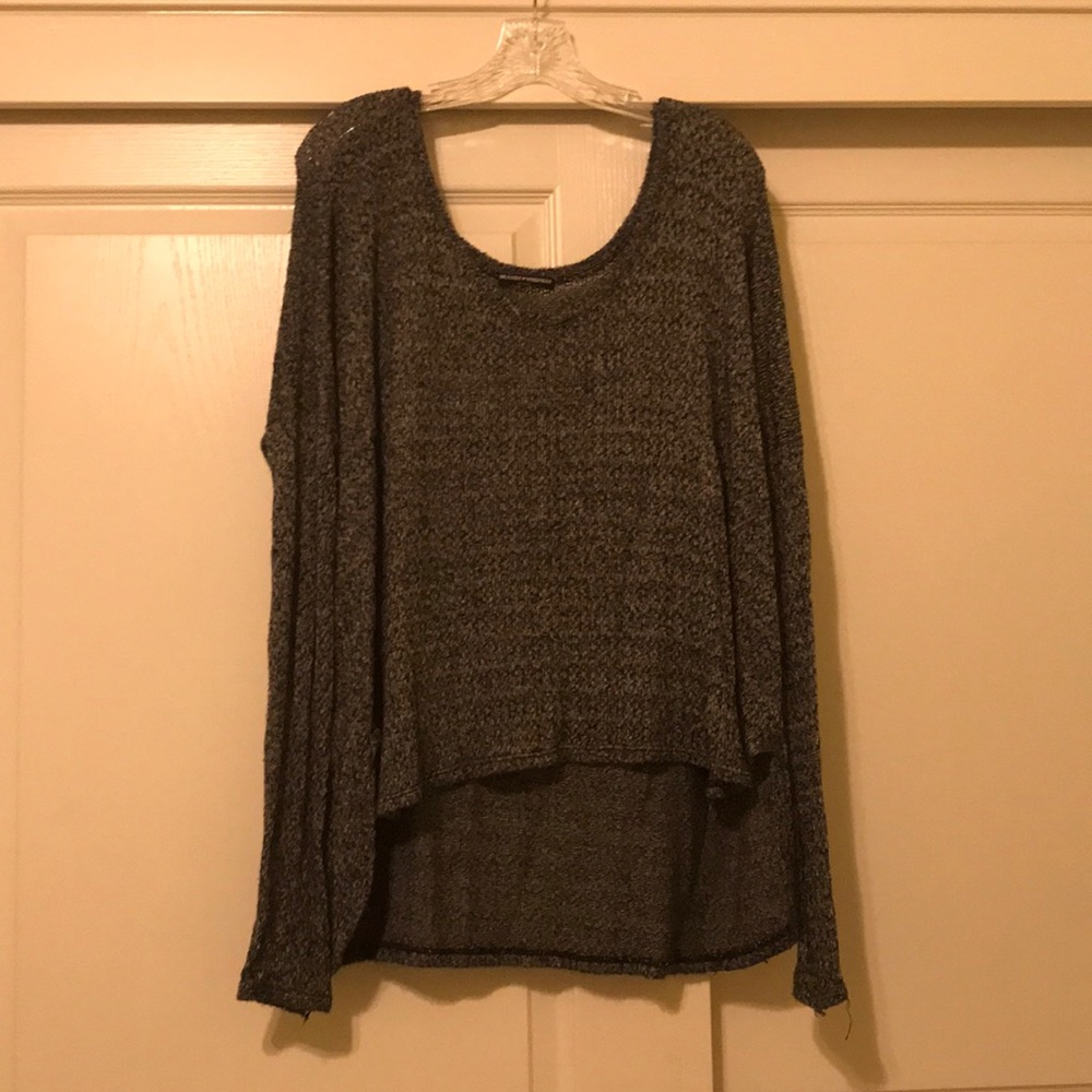 Black/white heathered Brandy Melville Sweater
